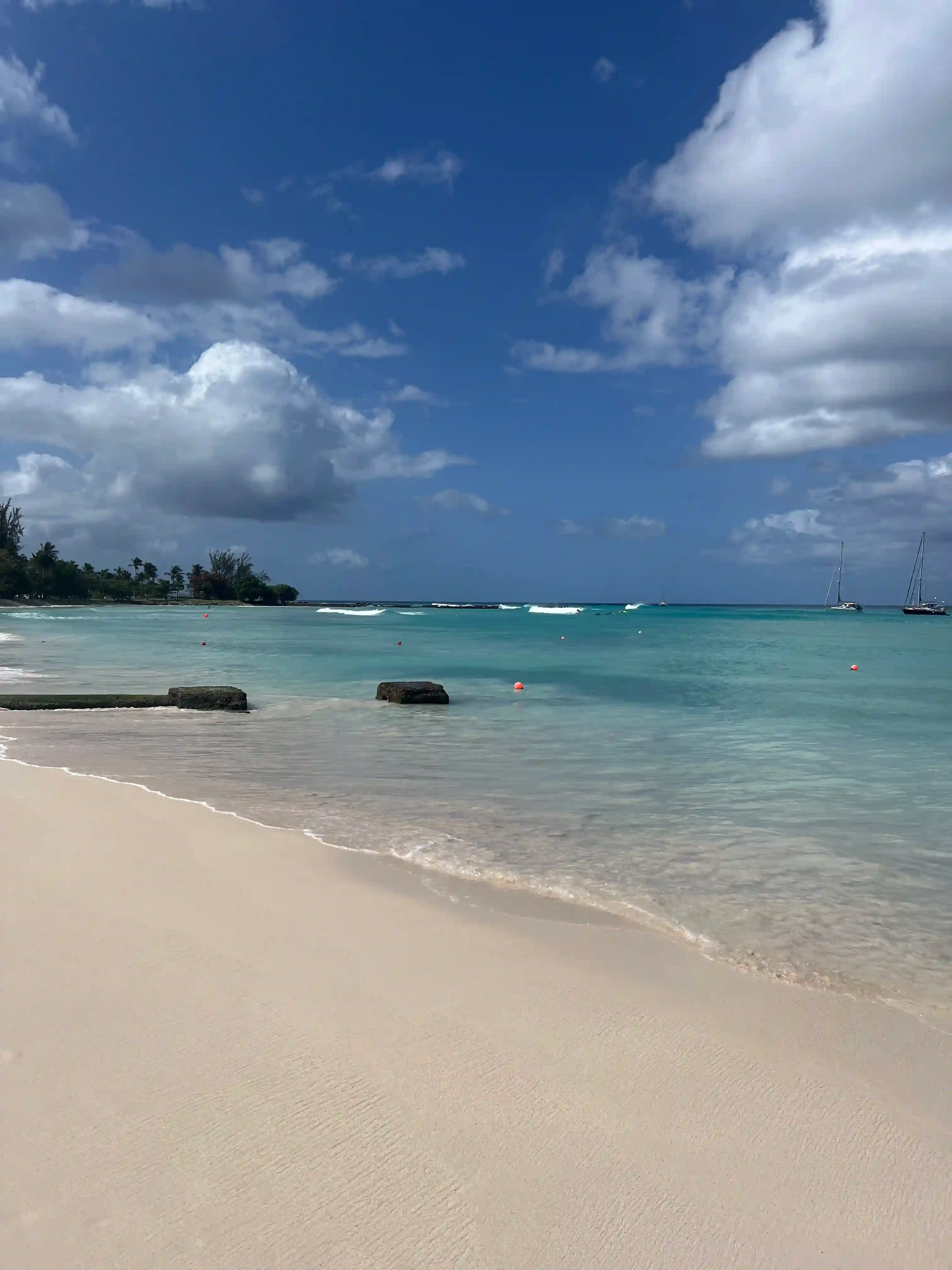 Carlisle Bay, Barbados — powder white sand and turquoise water