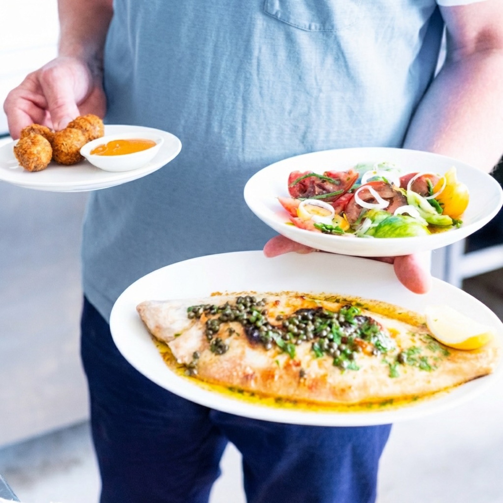 Group walk along Devon coastline